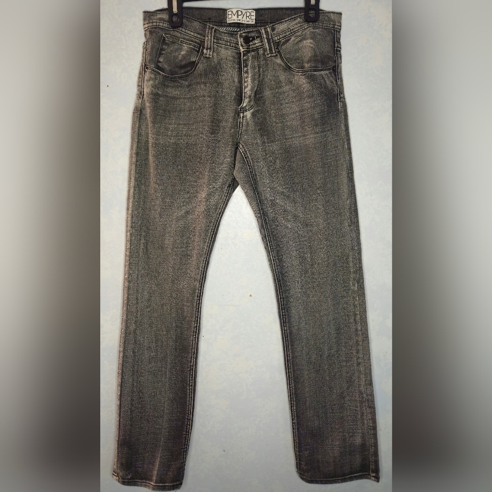 EMPYRE Mens Gray Slim Jeans 32
